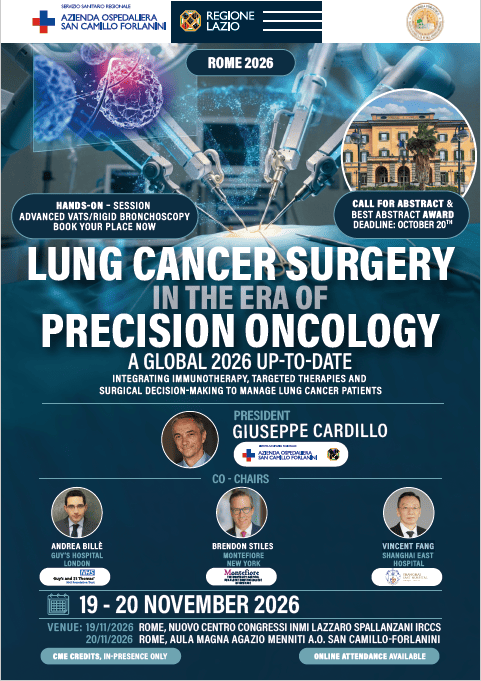 LUNG CANCER SURGERY IN THE ERA OF PRECISION ONCOLOGY - Online event